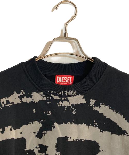 DIESEL（ディーゼル）DIESEL (ディーゼル) S-BOXT-N5オーバルロゴスウェット ブラック サイズ:Sの古着・服飾アイテム