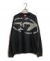 DIESEL（ディーゼル）の古着「S-BOXT-N5オーバルロゴスウェット」｜ブラック