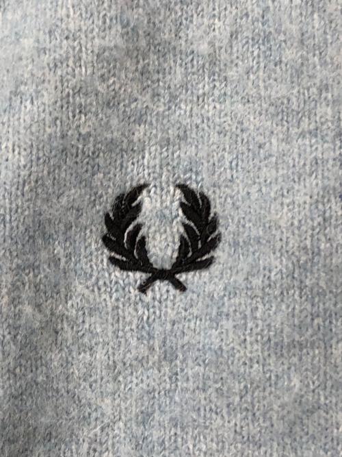 FRED PERRY（フレッドペリー）FRED PERRY (フレッドペリー) BEAMS (ビームス) フラッフィー クルーネックニット ブルー サイズ:S 未使用品の古着・服飾アイテム