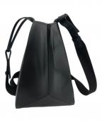 PAUL SMITHポールスミス）の古着「ジオメトリックトライカラーミニショルダーバッグ」｜ブラック