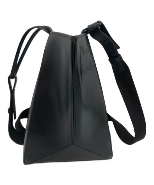 PAUL SMITH（ポールスミス）Paul Smith (ポールスミス) ジオメトリックトライカラーミニショルダーバッグ ブラックの古着・服飾アイテム