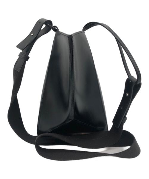 PAUL SMITH（ポールスミス）Paul Smith (ポールスミス) ジオメトリックトライカラーミニショルダーバッグ ブラックの古着・服飾アイテム