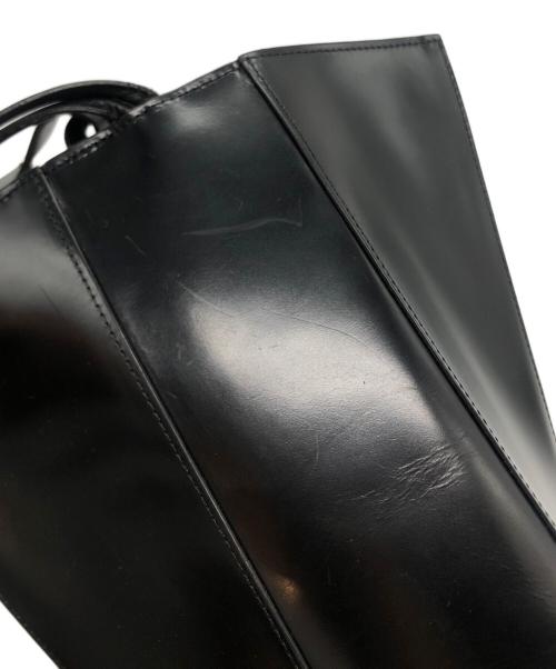 PAUL SMITH（ポールスミス）Paul Smith (ポールスミス) ジオメトリックトライカラーミニショルダーバッグ ブラックの古着・服飾アイテム