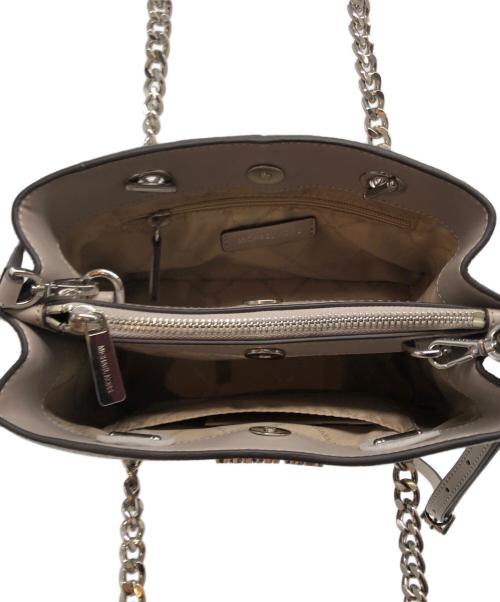 MICHAEL KORS（マイケル・コース）MICHAEL KORS (マイケル・コース) DUFFLE TEAGEN SM MESSENGER LEATHER グレーの古着・服飾アイテム