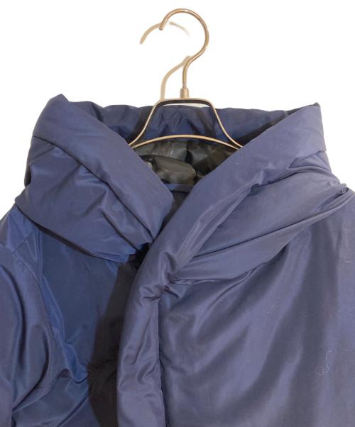 AKM（エーケーエム）AKM (エーケーエム) ダウンラップコート ネイビー サイズ:Ｌの古着・服飾アイテム