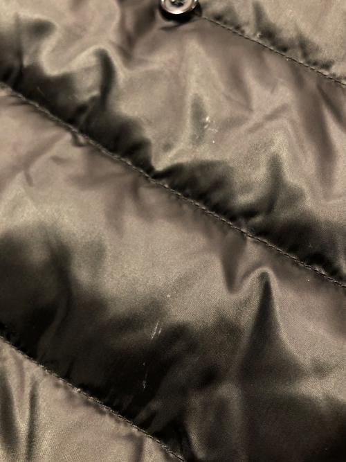 'S Max Mara（エスマックスマーラ）'S Max Mara (エスマックスマーラ) THE CUBE ファー付きダウンロングリバーシブルコート ブラック サイズ:42の古着・服飾アイテム