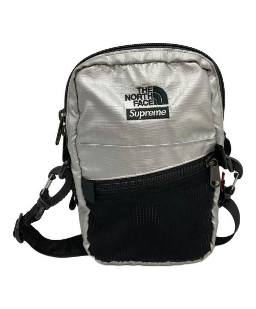 THE NORTH FACE（ザ ノース フェイス）THE NORTH FACE (ザ ノース フェイス) SUPREME (シュプリーム) 18SS Metallic Shoulder Bag シルバーの古着・服飾アイテム