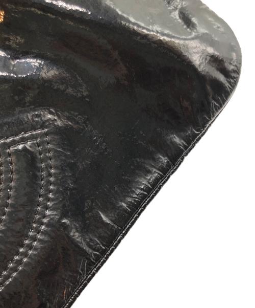 CHANEL（シャネル）CHANEL (シャネル) ココマークパテントチェーンショルダーバッグ ブラックの古着・服飾アイテム