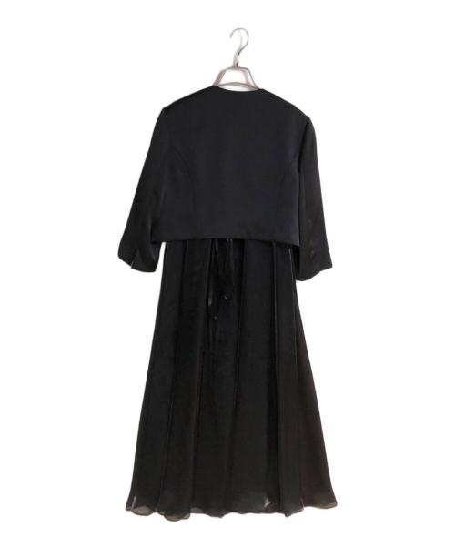 EMOTIONALL DRESSES（エモーショナルドレッシーズ）EMOTIONALL DRESSES (エモーショナルドレッシーズ) ジャケットセットワンピース ブラック サイズ:46の古着・服飾アイテム