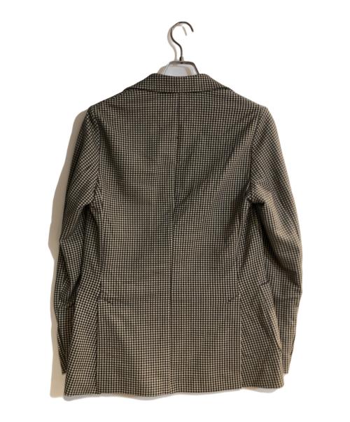 CIRCOLO 1901（チルコロ1901）Circolo 1901 (チルコロ1901) 千鳥格子テーラードジャケット ブラウン サイズ:46の古着・服飾アイテム