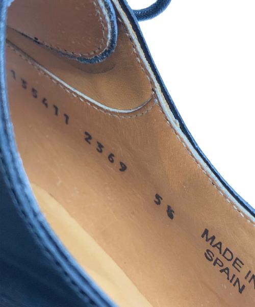 berwick（バーウィック）berwick (バーウィック) シボ革Uチップレザーシューズ ブラック サイズ:24.5㎝の古着・服飾アイテム