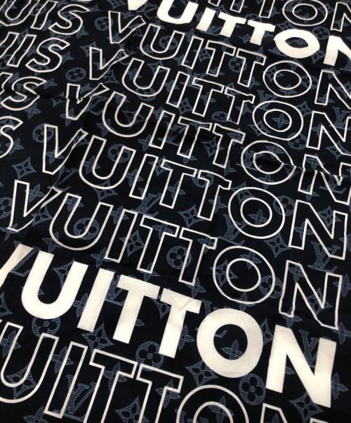 LOUIS VUITTON（ルイ ヴィトン）LOUIS VUITTON (ルイ ヴィトン) コットンスカーフ ネイビーの古着・服飾アイテム