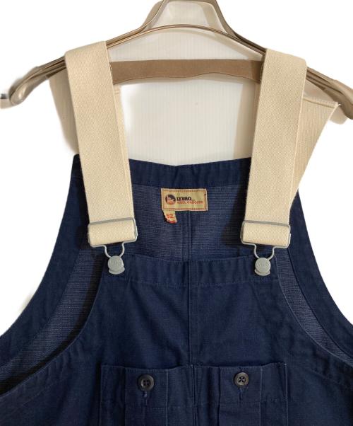 NIGEL CABOURN（ナイジェルケーボン）NIGEL CABOURN (ナイジェルケーボン) PT05レイルウェイダングヘビーコットン オーバーオール インディゴ サイズ:52の古着・服飾アイテム