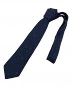 LOUIS VUITTONルイ ヴィトン）の古着「クラヴァット・モノグラム スターズ 7CM シルクタイ」｜ネイビー