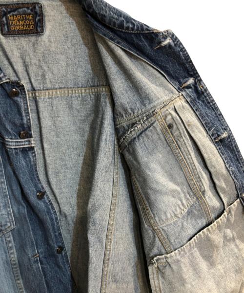 MARITHE+FRANCOIS GIRBAUD（マリテフランソワジルボー）MARITHE+FRANCOIS GIRBAUD (マリテフランソワジルボー) オーバーサイズデニムジャケット インディゴ サイズ:XXXLの古着・服飾アイテム