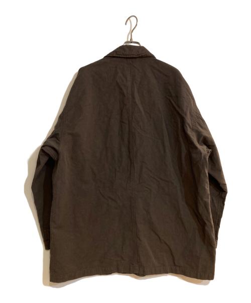 nestrobe confect（ネストローブ コンフェクト）nestrobe confect (ネストローブ コンフェクト) コットンリネンオックス 超撥水 ハンティングジャケット ダークブラウン サイズ:4の古着・服飾アイテム