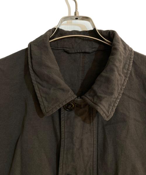 nestrobe confect（ネストローブ コンフェクト）nestrobe confect (ネストローブ コンフェクト) コットンリネンオックス 超撥水 ハンティングジャケット ダークブラウン サイズ:4の古着・服飾アイテム