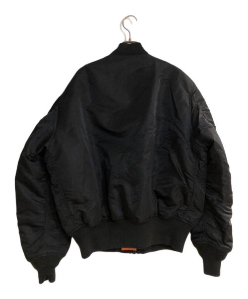 ALPHA（アルファ）ALPHA (アルファ) MA-1ジャケット ブラック サイズ:Ｌの古着・服飾アイテム