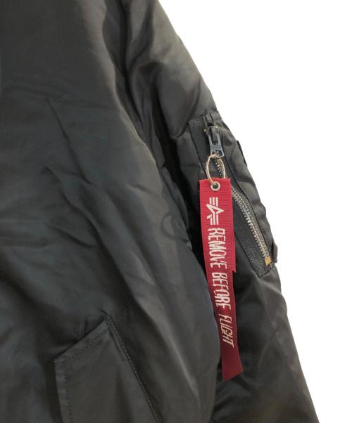 ALPHA（アルファ）ALPHA (アルファ) MA-1ジャケット ブラック サイズ:Ｌの古着・服飾アイテム