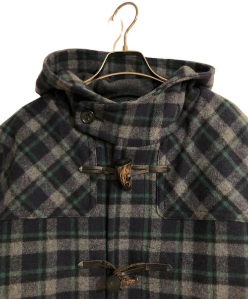 ORCIVAL（オーシバル）ORCIVAL (オーシバル) チェックロングダッフルコート ネイビー サイズ:3の古着・服飾アイテム