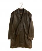 Wind Armorウィンドアーマー）の古着「ディアスキンレザーコート」｜ブラウン