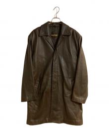Wind Armor（ウィンドアーマー）の古着「ディアスキンレザーコート」｜ブラウン