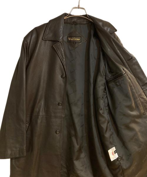 Wind Armor（ウィンドアーマー）Wind Armor (ウィンドアーマー) ディアスキンレザーコート ブラウン サイズ:Ｌの古着・服飾アイテム