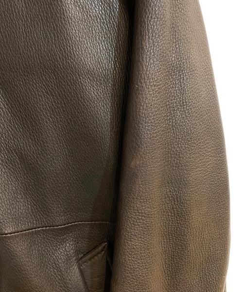 Wind Armor（ウィンドアーマー）Wind Armor (ウィンドアーマー) ディアスキンレザーコート ブラウン サイズ:Ｌの古着・服飾アイテム