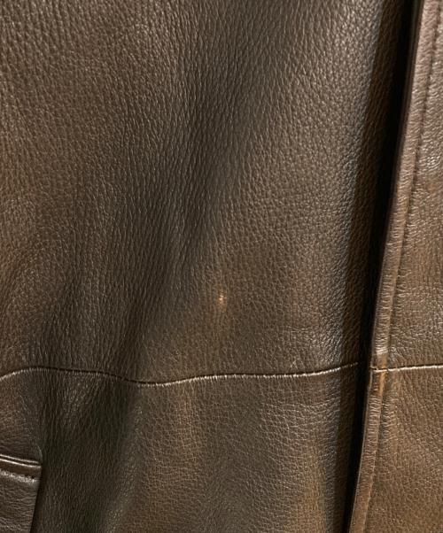 Wind Armor（ウィンドアーマー）Wind Armor (ウィンドアーマー) ディアスキンレザーコート ブラウン サイズ:Ｌの古着・服飾アイテム