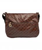 GHERARDINIゲラルディーニ）の古着「ロゴショルダーバッグ」｜ブラウン