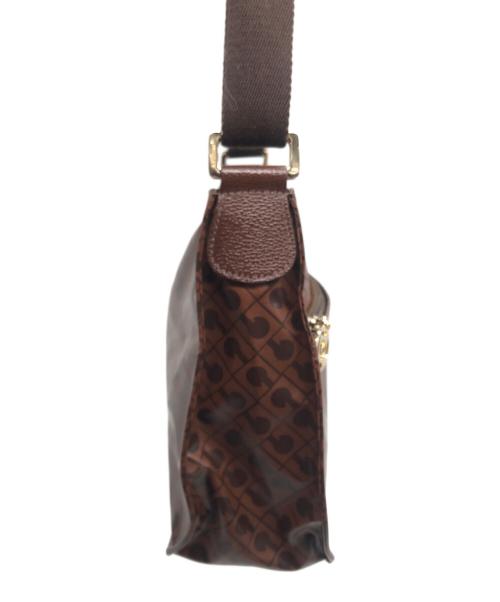 GHERARDINI（ゲラルディーニ）GHERARDINI (ゲラルディーニ) ロゴショルダーバッグ ブラウンの古着・服飾アイテム