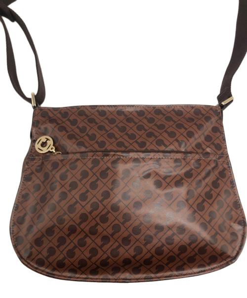 GHERARDINI（ゲラルディーニ）GHERARDINI (ゲラルディーニ) ロゴショルダーバッグ ブラウンの古着・服飾アイテム