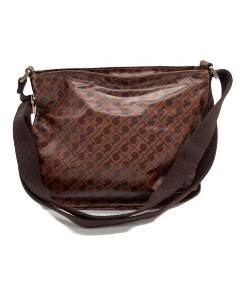 GHERARDINI（ゲラルディーニ）GHERARDINI (ゲラルディーニ) ロゴショルダーバッグ ブラウンの古着・服飾アイテム