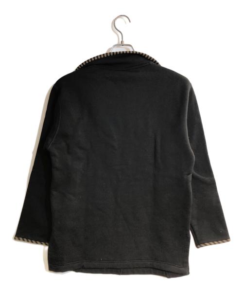 FENDI（フェンディ）FENDI (フェンディ) ロゴ刺繍ハーフジップスウェット ブラック サイズ:Ｌの古着・服飾アイテム