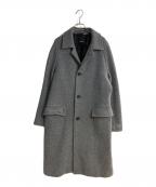 theoryセオリー）の古着「KANNONロフトウールメランジロングコート」｜グレー