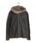 BURBERRY BLACK LABEL（バーバリーブラックレーベル）の古着「ファー付きジップパーカー」｜グレー