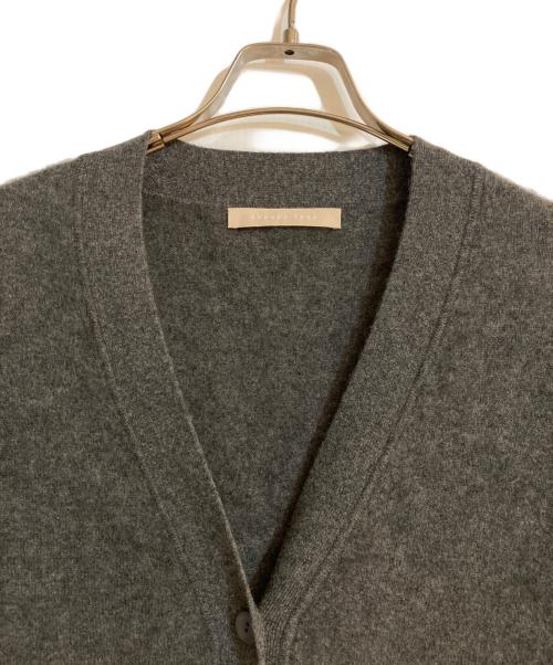 theory luxe（セオリーリュクス）theory luxe (セオリーリュクス) Fur Cashmere Zoya Cardigan グレー サイズ:38の古着・服飾アイテム