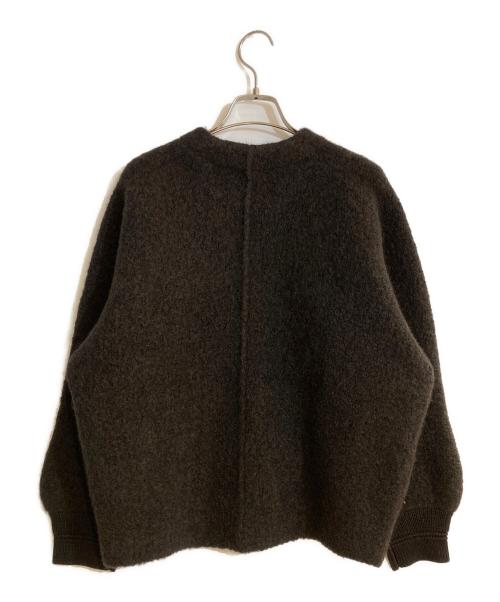 theory luxe（セオリーリュクス）theory luxe (セオリーリュクス) Piazzo Dania Cardigan ブラウン サイズ:38の古着・服飾アイテム