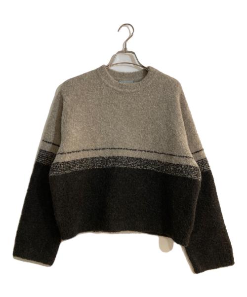 theory luxe（セオリーリュクス）theory luxe (セオリーリュクス) Piazzo Quinn Sweater ブラウン サイズ:38の古着・服飾アイテム