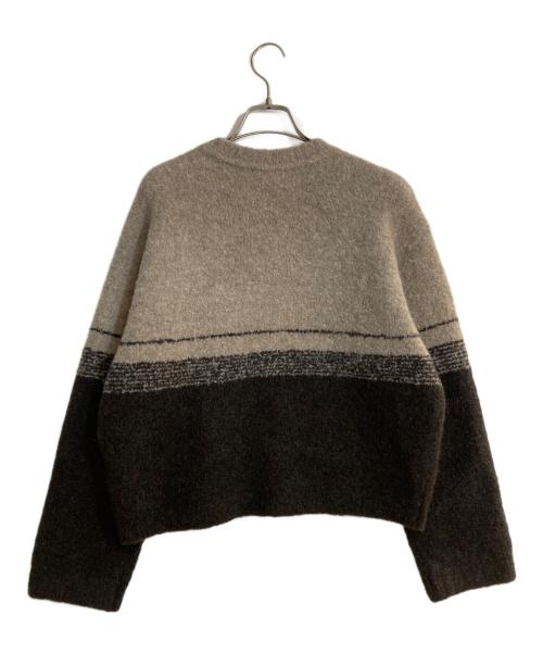 theory luxe（セオリーリュクス）theory luxe (セオリーリュクス) Piazzo Quinn Sweater ブラウン サイズ:38の古着・服飾アイテム