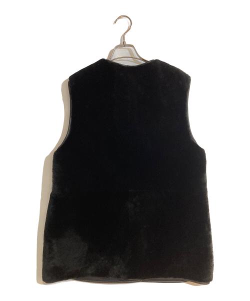 theory luxe（セオリーリュクス）theory luxe (セオリーリュクス) Mauv Shearling Luona Vest ブラック サイズ:38の古着・服飾アイテム