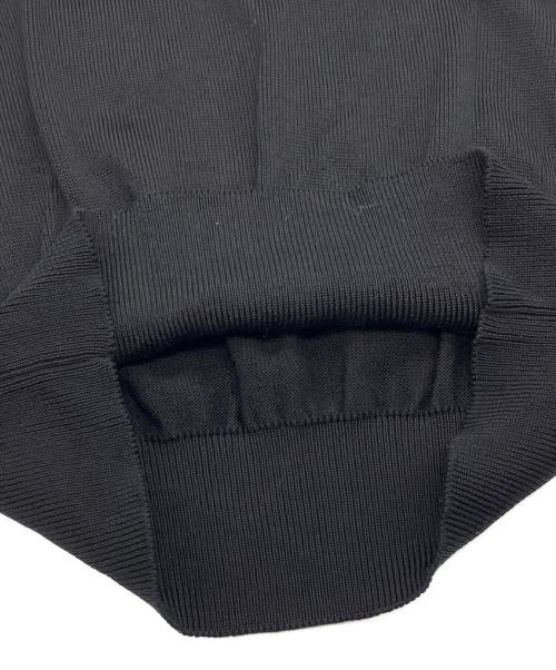 LARDINI（ラルディーニ）LARDINI (ラルディーニ) 金ボタンニットポロシャツ ブラック サイズ:48の古着・服飾アイテム