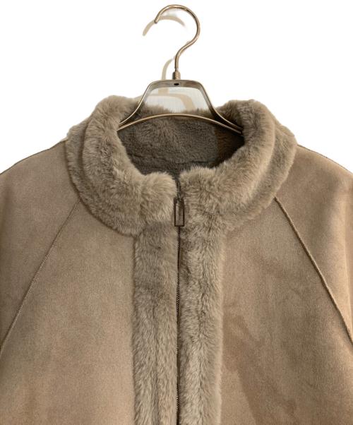 Leilian（レリアン）LEILIAN (レリアン) フェイクムートンショートジャケット ブラウン サイズ:9の古着・服飾アイテム