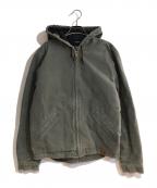 CarHarttカーハート）の古着「Quilt-Lined Hooded Canvas Duck」｜グリーン