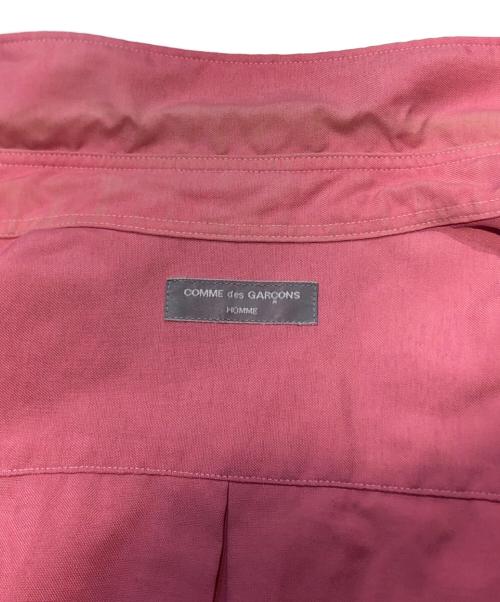 COMME des GARCONS HOMME（コムデギャルソン オム）COMME des GARCONS HOMME (コムデギャルソン オム) オックスフォードフロントジップシャツ ピンク サイズ:不明の古着・服飾アイテム
