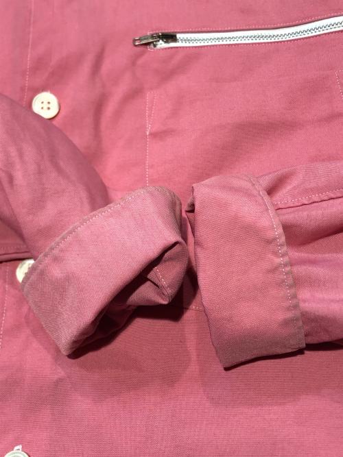 COMME des GARCONS HOMME（コムデギャルソン オム）COMME des GARCONS HOMME (コムデギャルソン オム) オックスフォードフロントジップシャツ ピンク サイズ:不明の古着・服飾アイテム