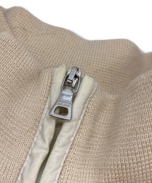 PRADA SPORTS（プラダスポーツ）PRADA SPORTS (プラダスポーツ) ハーフジップニット アイボリー サイズ:54の古着・服飾アイテム