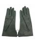 LOEWE (ロエベ) レザーグローブ グリーン：7000円