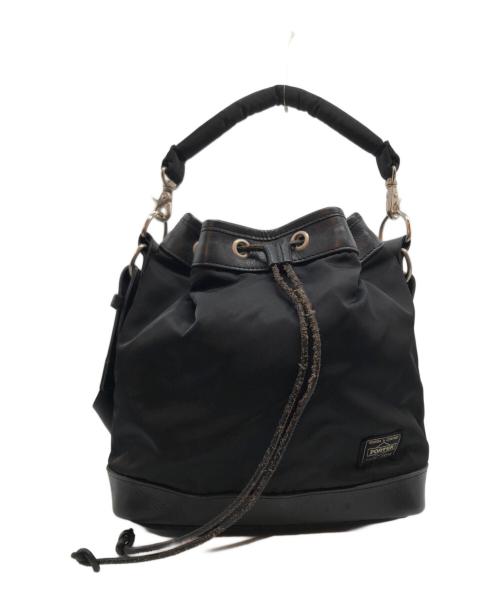 PORTER（ポーター）PORTER (ポーター) DRAWSTRING BAG(S) ブラックの古着・服飾アイテム