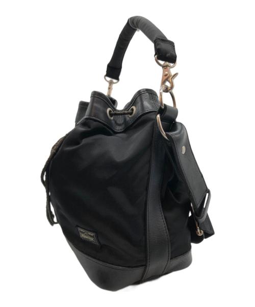 PORTER（ポーター）PORTER (ポーター) DRAWSTRING BAG(S) ブラックの古着・服飾アイテム